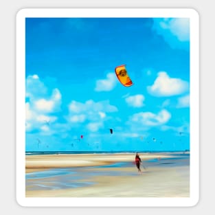 Lonely Kite Beach No. 1 Sticker